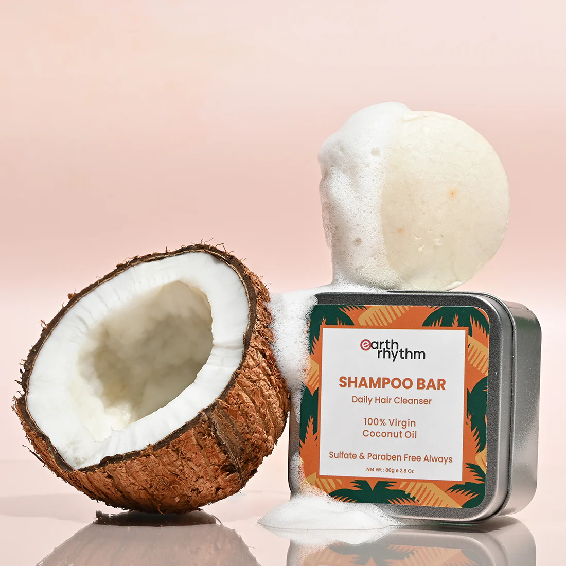 Earth Rhythm 100% Virgin Coconut Oil Shampoo Bar