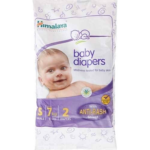 HIMALAYA BABY DIAPER SMALL 2S'