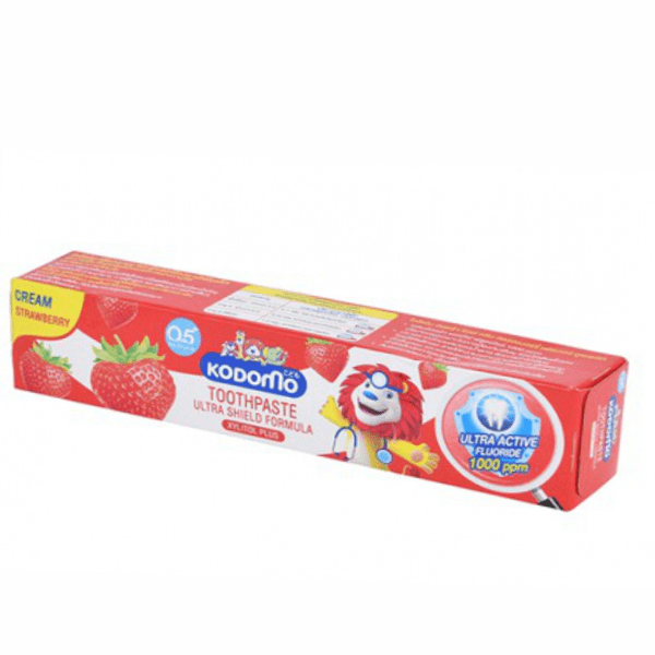 KODOMO TOOTHPASTE CREAM STRAWBERRY 0.5+yrs 40 GRAM