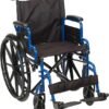 DRIVE BLUESTREAK 20''D/L FLIP BACK ARMS WITH SWINGAWAY FOOTRESTS