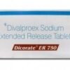 DICORATE ER 750mg