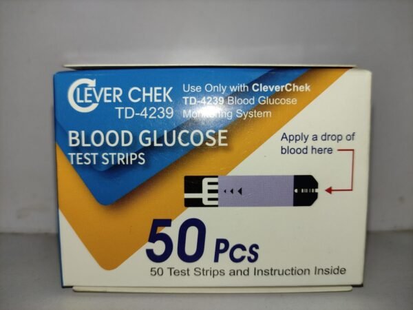 Clever Chek Glucometer 50Pc Strips (Code 4239)