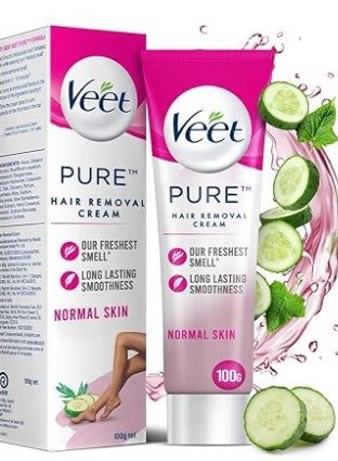 Veet Hair Removal Cream, Normal Skin - 100 g