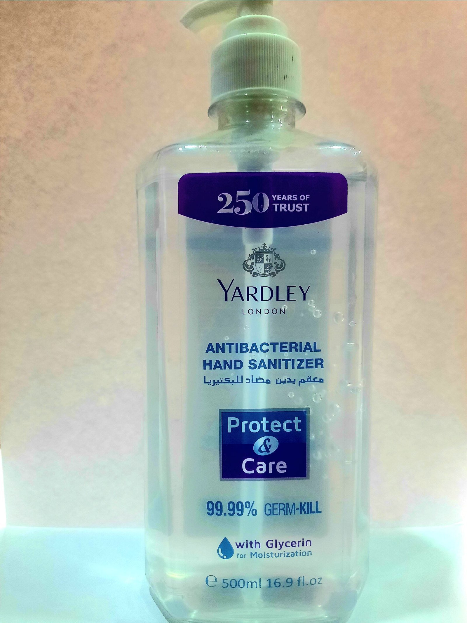 YARDLEY LONDON HAND SANITIZER-500ML